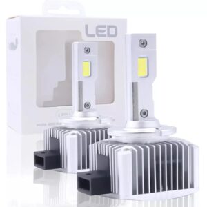 Set 2 Becuri LED D3S CANBUS, 100W, ventilator, 6500K, 12000LM